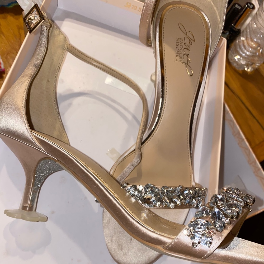 Badgley Mischka Jewel wedding heels